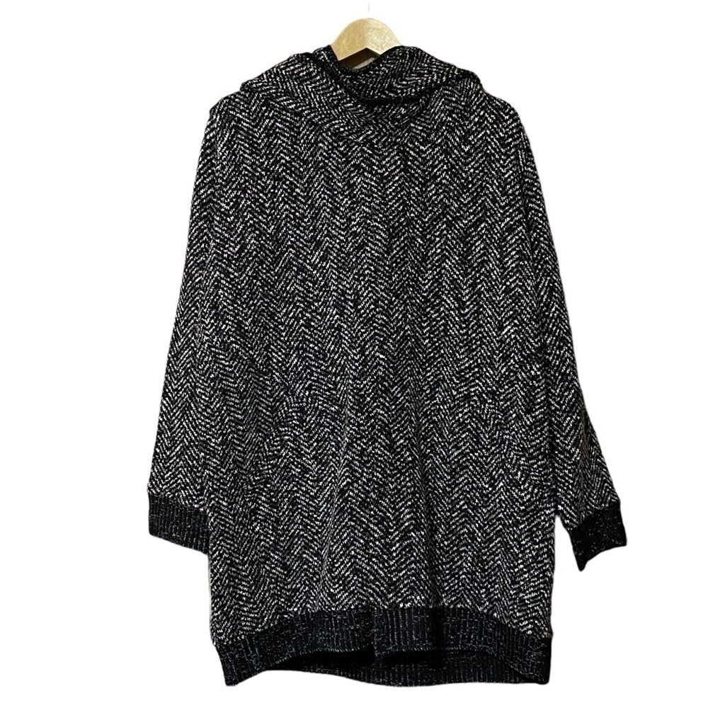 Soft Surroundings Jacket Dark Charcoal Medium "Go Lively Bestow Travel Wrap" NWT